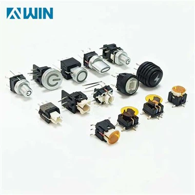 Buton iluminat momentan cu LED