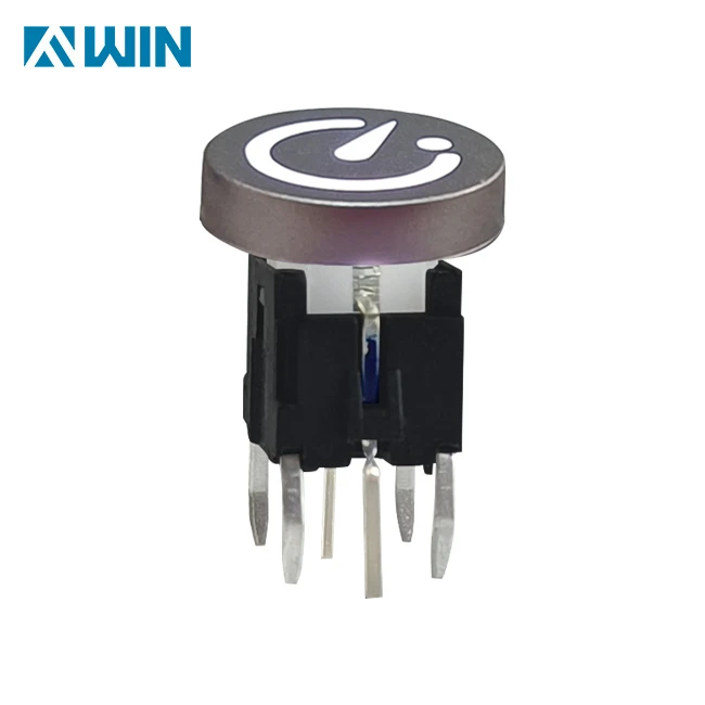 Tact switch with LED underneath