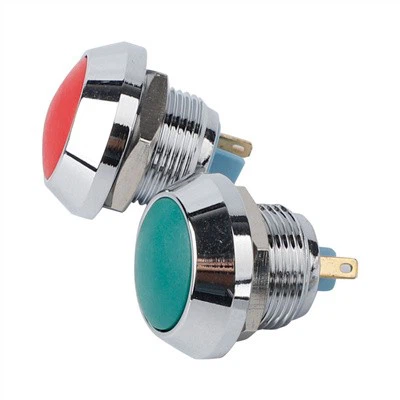 12mm Metal Mushroom Button Switch