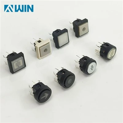 Comutator tactil iluminat vertical cu LED
